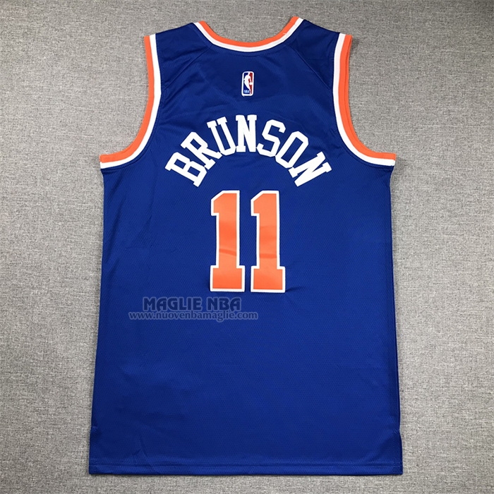 Maglia
 Jalen Brunson NO 11 New York Knicks Icon 2022-23 Blu
